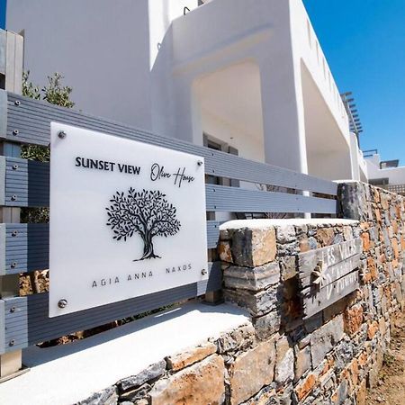 Naxos Agia Anna Sunset View Olive House Appartement Buitenkant foto
