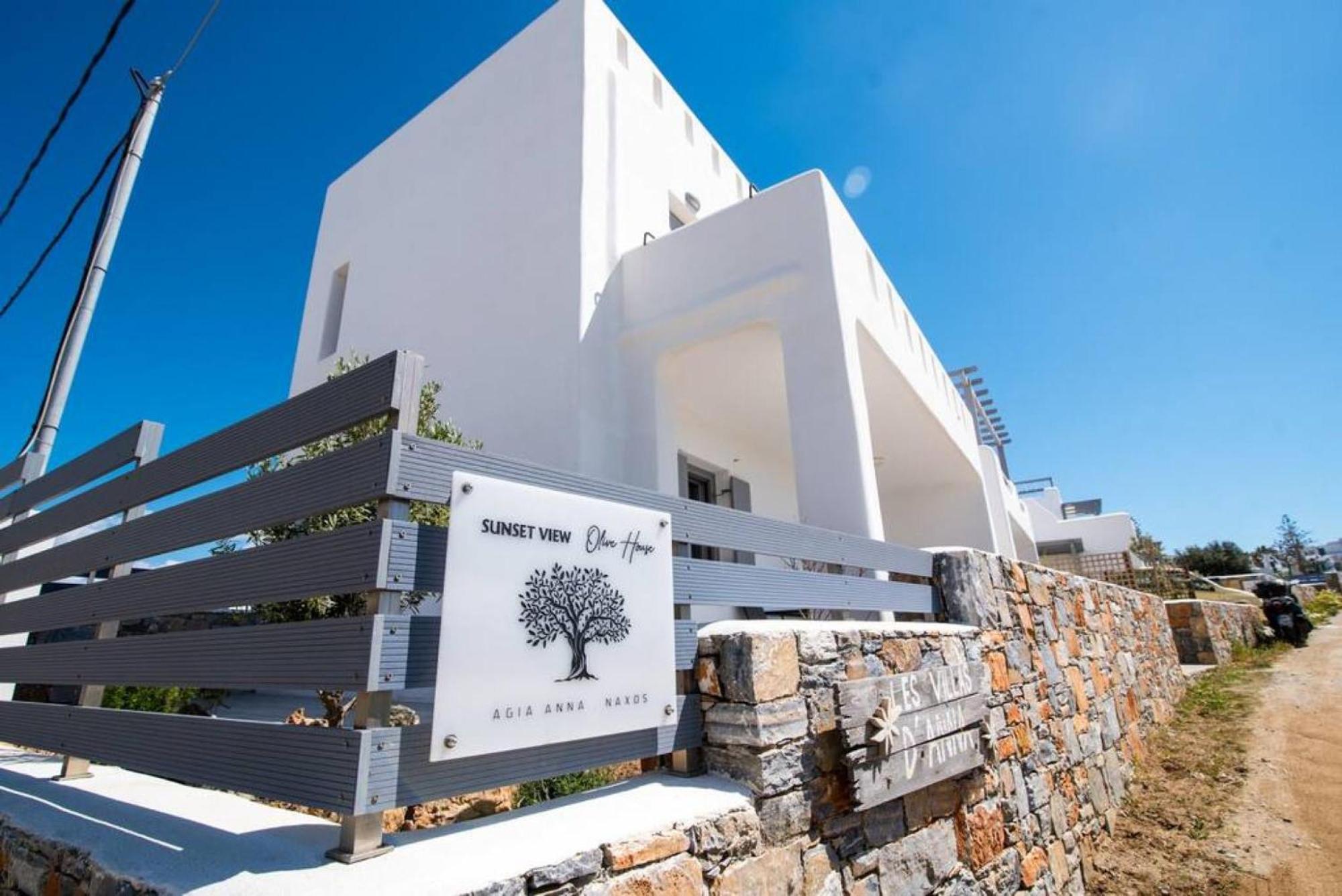 Naxos Agia Anna Sunset View Olive House Appartement Buitenkant foto